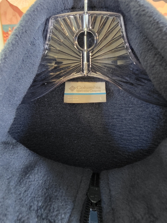 Columbia Dark Navy Full-Zip Fleece Jacket - Picture 2 of 3